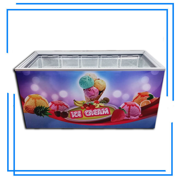 فریزر صندوقی طرح ice cream